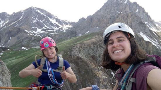 Eléa Lascourrèges-Berdeü et Amélie Charoy